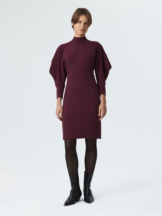 Платье с объемными рукавами 3/4: фото №2