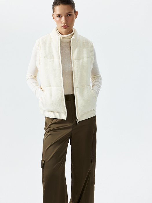 Атласные брюки-карго: фото №2