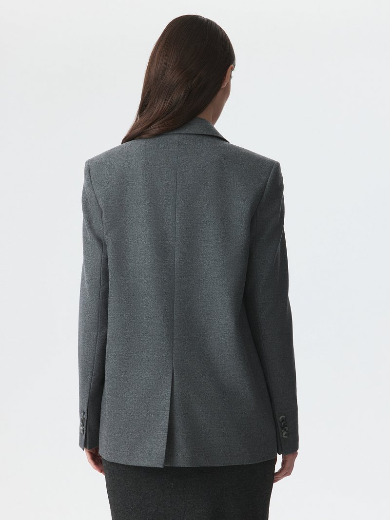 Прямой однобортный жакет