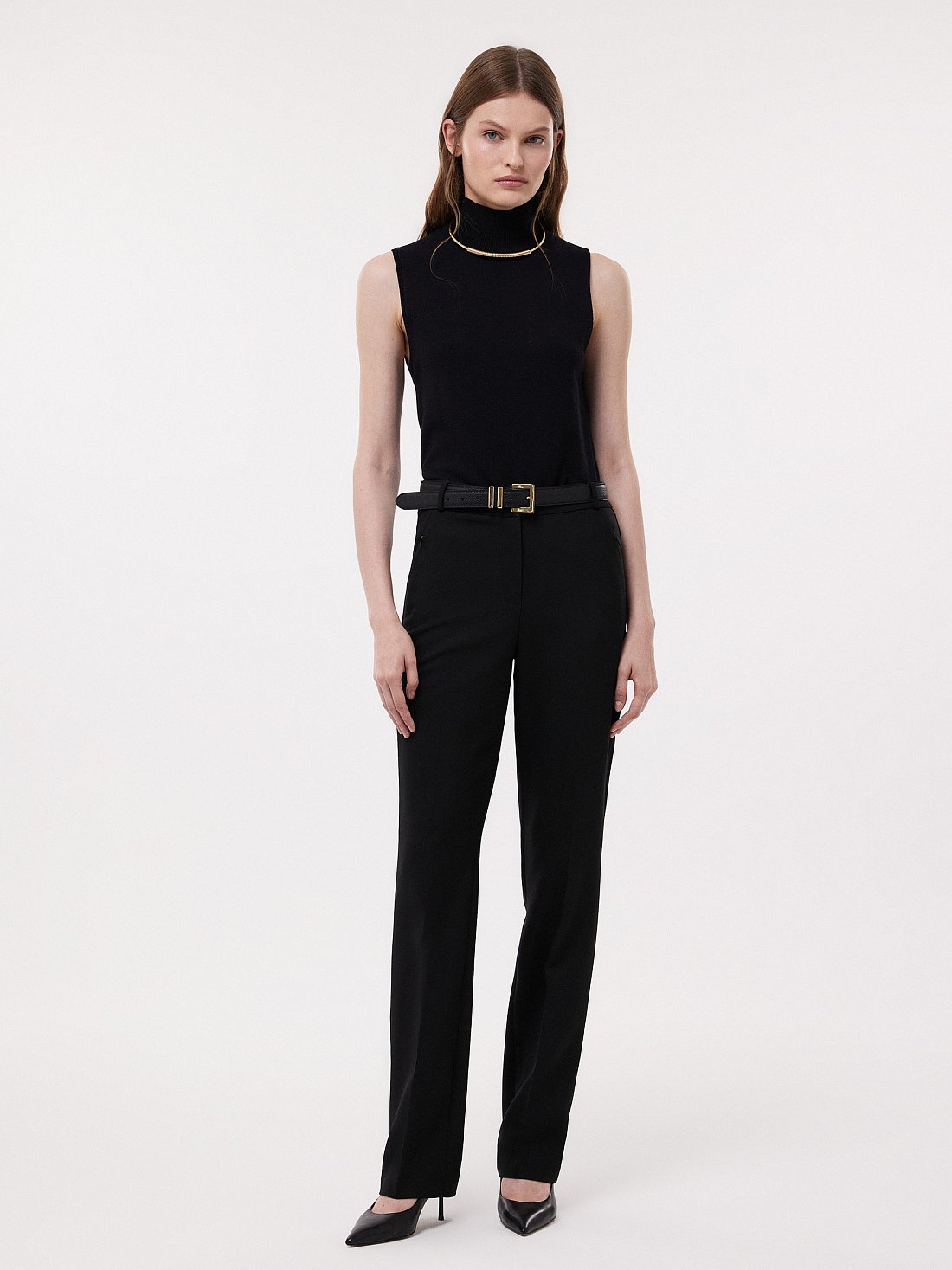 Прямые брюки со стрелками: фото №1