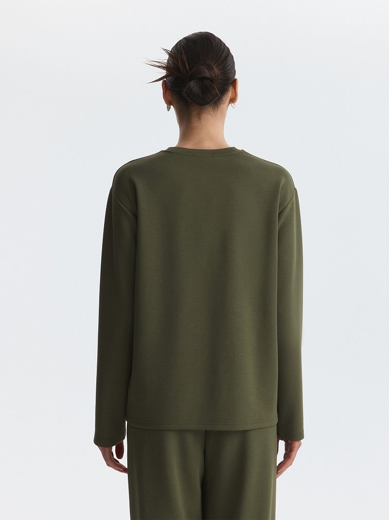 Лонгслив из лайкры