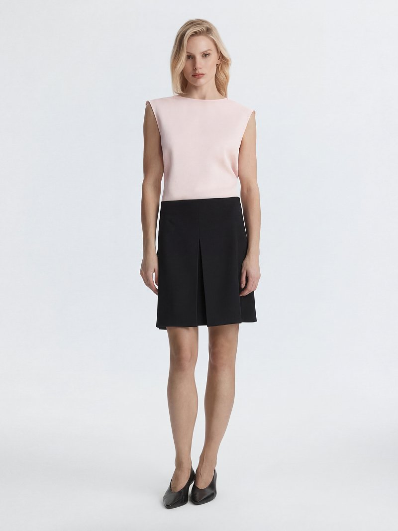 Юбка-мини А-силуэта