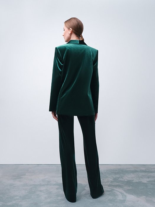 Жакет из бархатной ткани: фото №5