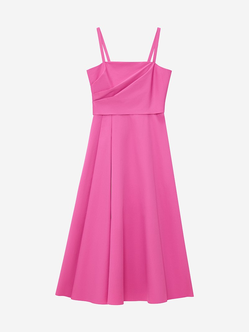 Сарафан с драпировками на лифе