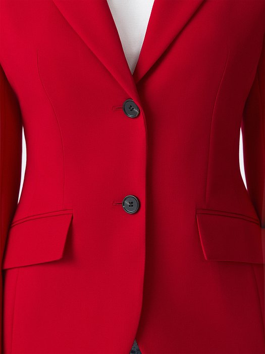 Приталенный жакет из вискозы (Р158): фото №5