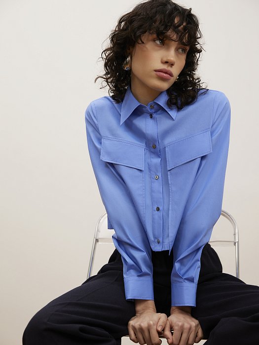 Укороченная рубашка: фото №10