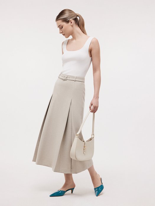 Юбка-миди со складками: фото №2