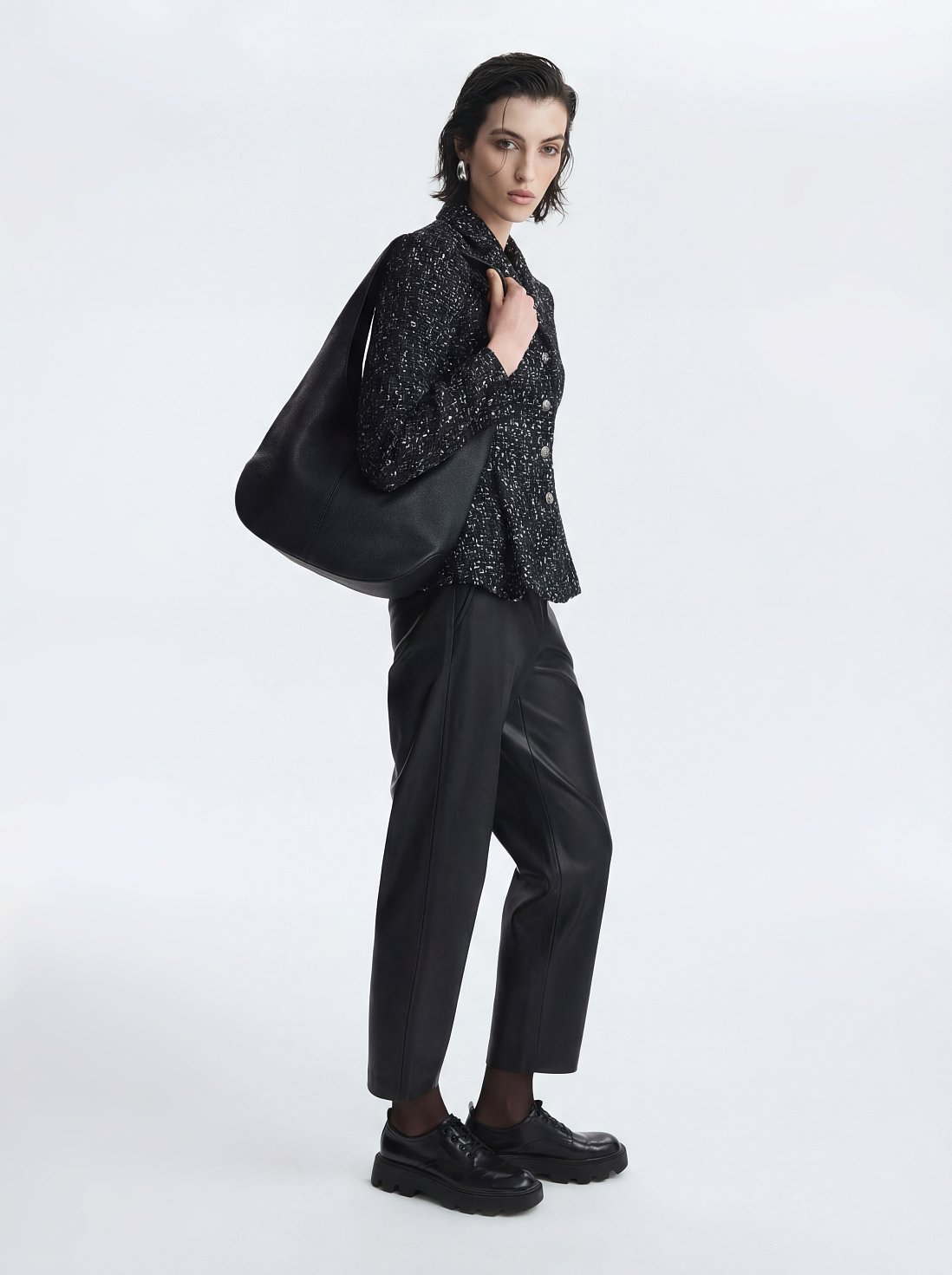 Твидовый жакет с хлопком: фото №1