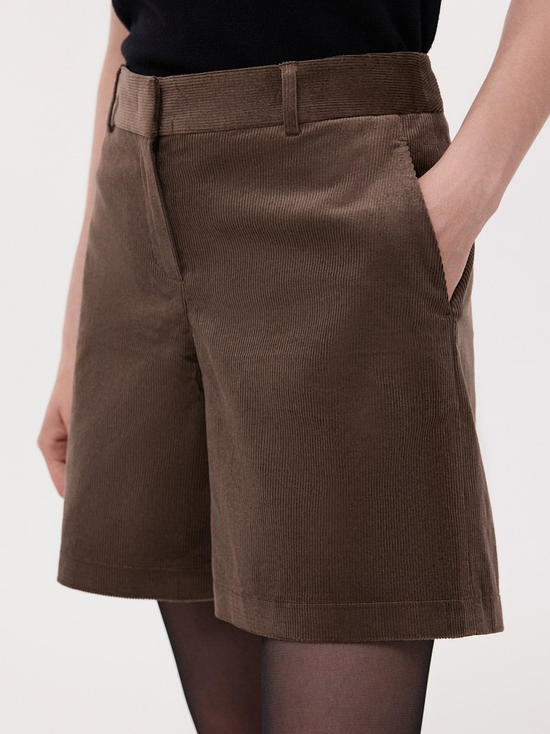 Вельветовые шорты