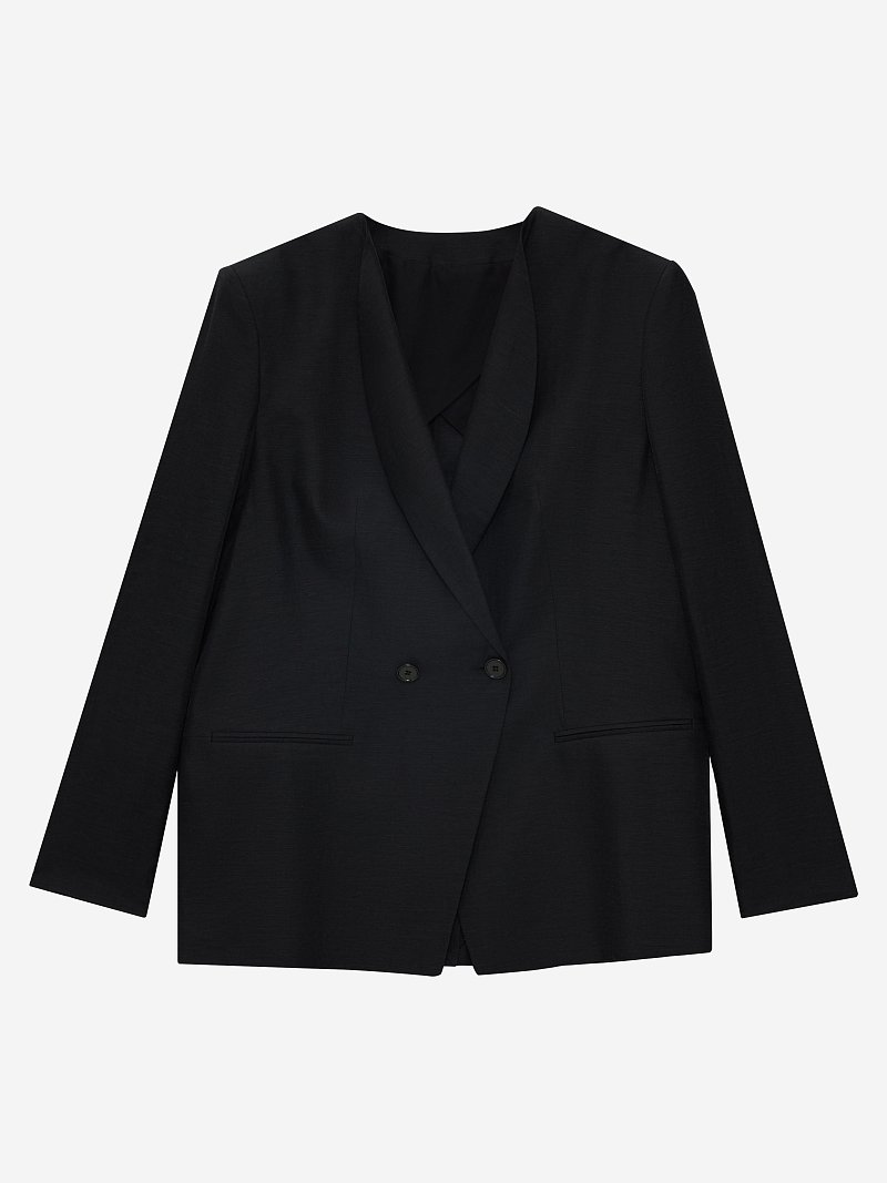 Жакет из конопляной ткани