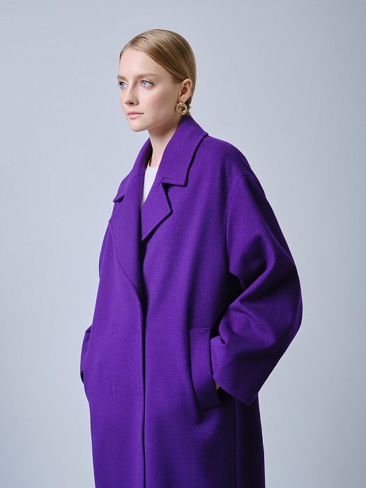 Пальто оверсайз из шерсти: фото №5