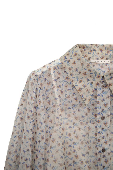 Блуза из шифона с принтом: фото №10