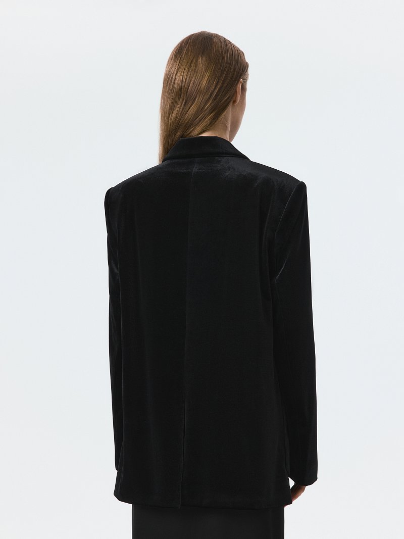 Жакет из бархата