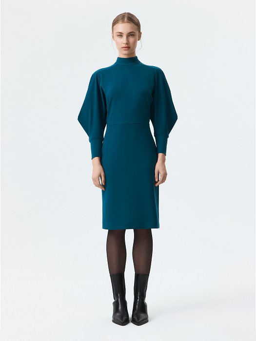 Платье с объемными рукавами 3/4: фото №3