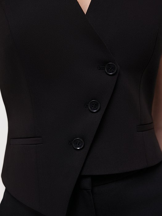 Жилет асимметричного кроя: фото №3