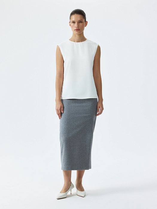 Топ из атласной ткани: фото №6