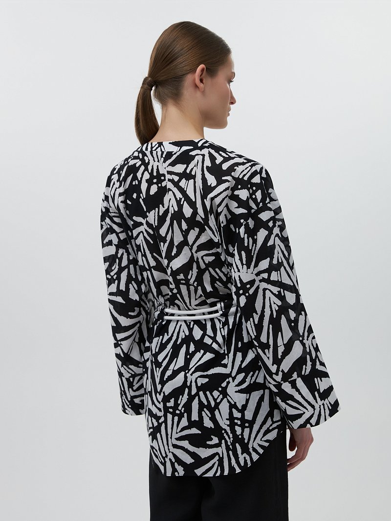 Хлопковая туника на кулиске