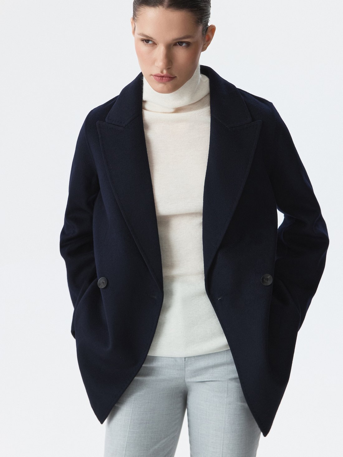 Полупальто в стиле жакета (Р158): фото №1