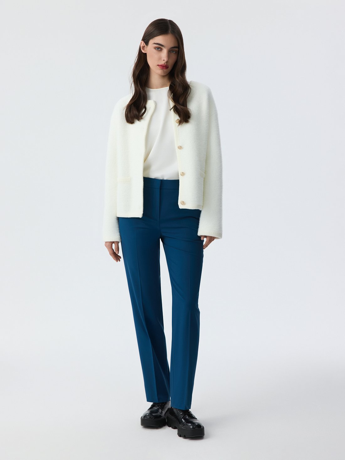 Брюки зауженного кроя: фото №1