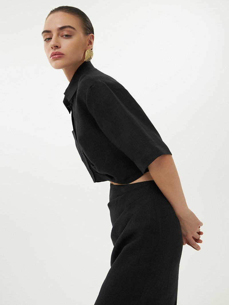 Блуза из натурального льна