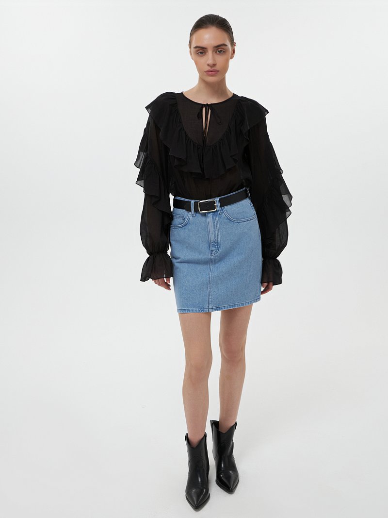 Джинсовая юбка