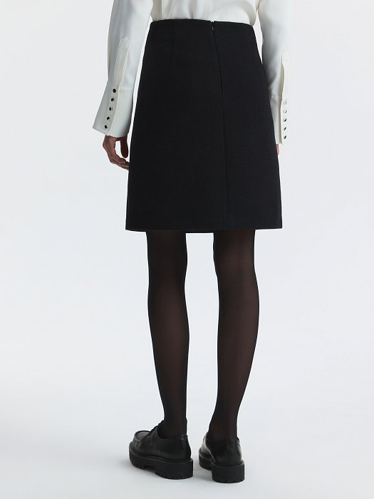 Юбка-трапеция из твида: фото №6