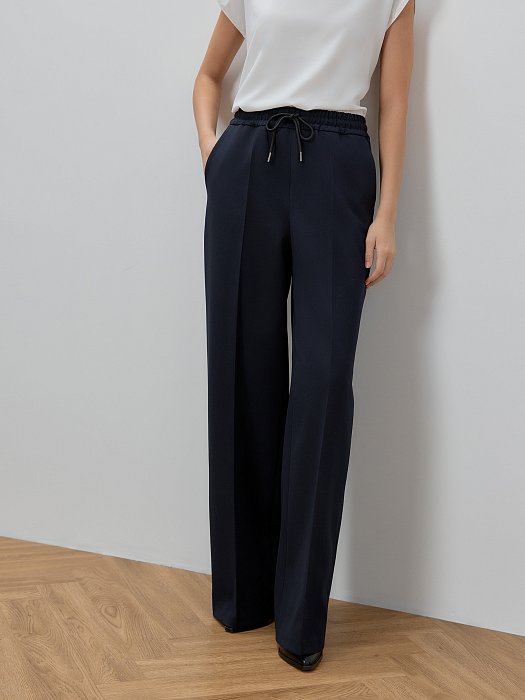 Широкие брюки на кулиске: фото №2