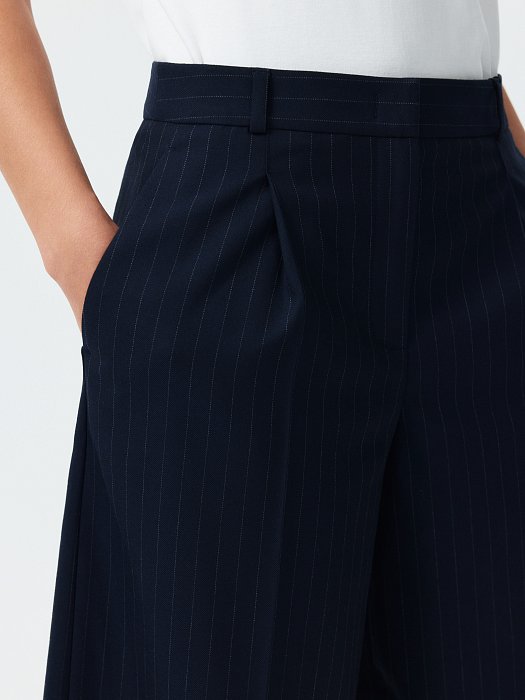 Костюмные шорты в полоску: фото №4