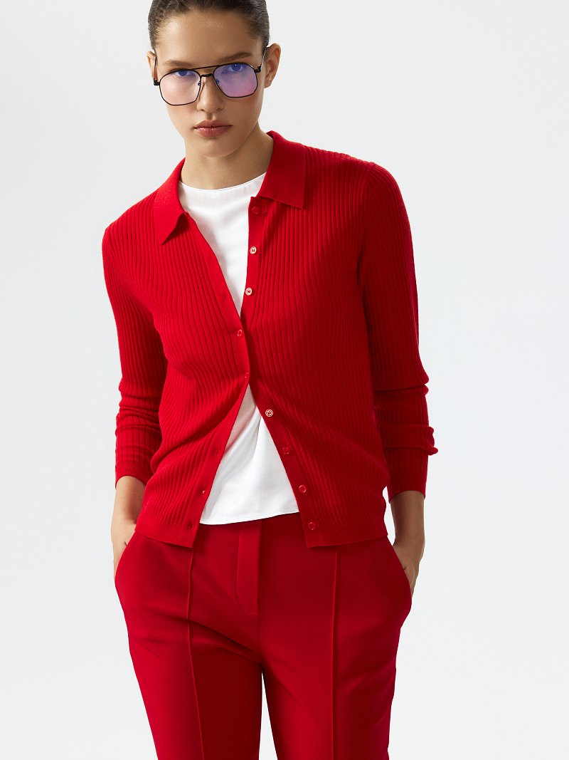 Кардиган из 100% шерсти