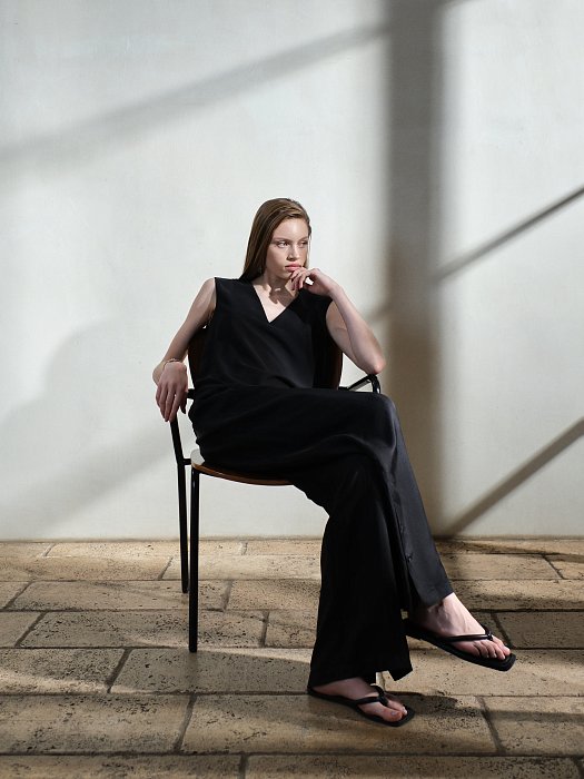 Топ прямой с V-вырезом: фото №7