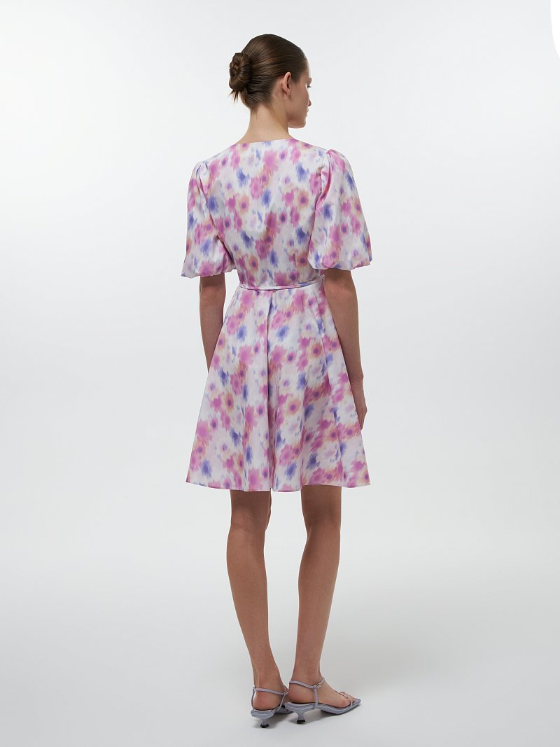 Платье на запах из хлопка