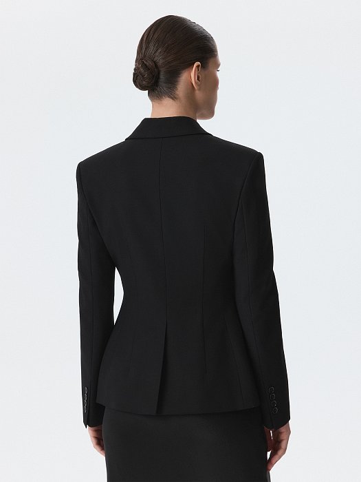 Приталенный жакет из вискозы (Р158): фото №6