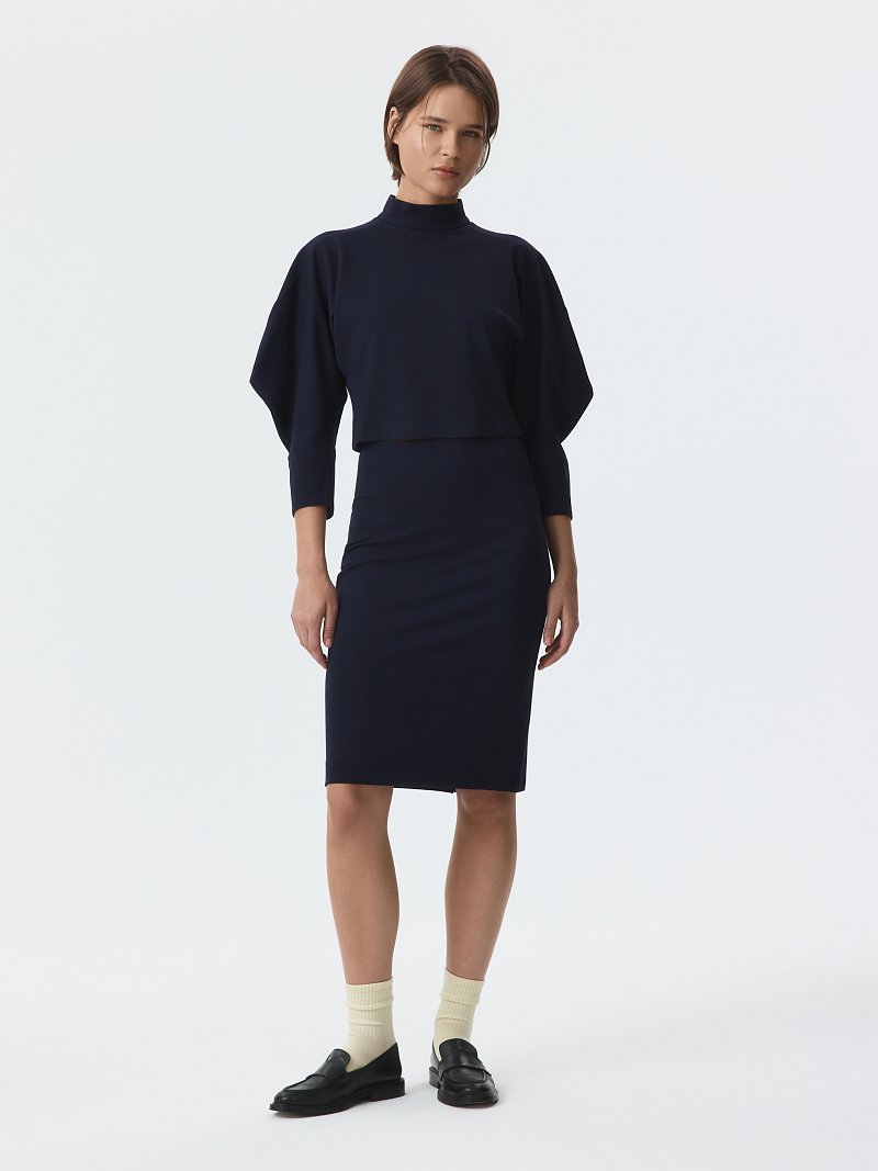 Юбка-карандаш из трикотажа