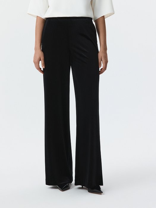 Брюки из бархата на резинке: фото №3