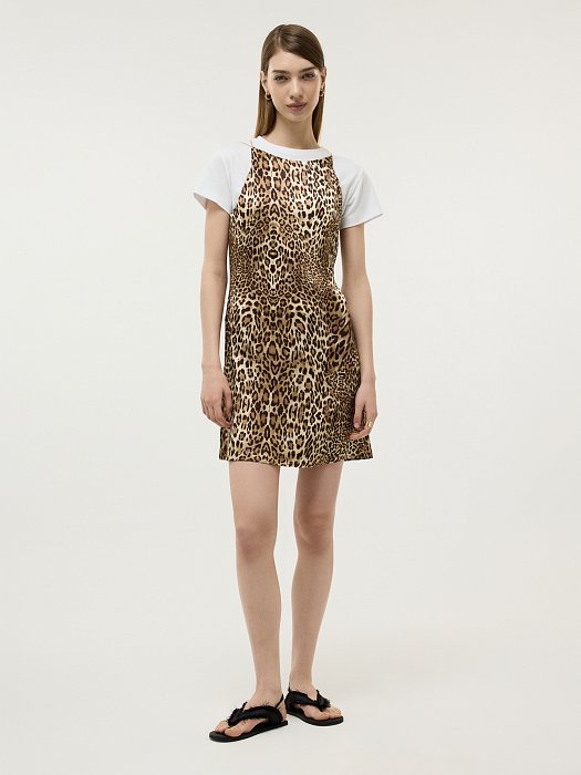 Атласное платье с открытой спиной: фото №5