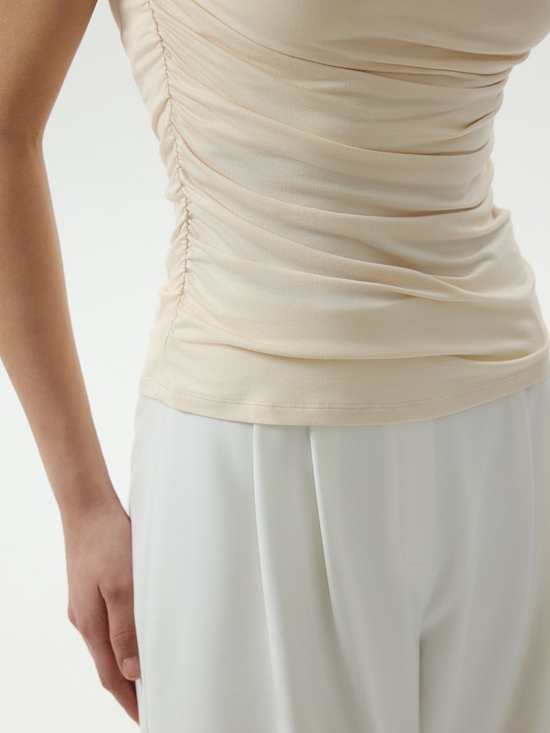 Топ с драпировками