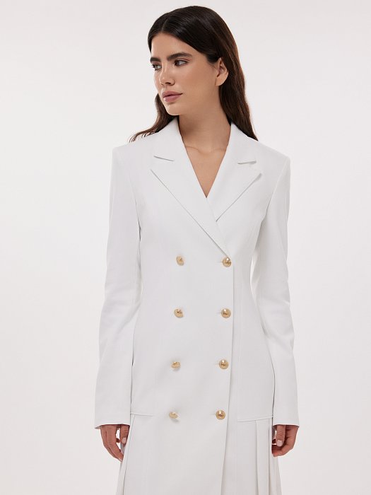 Платье-жакет со складками: фото №2