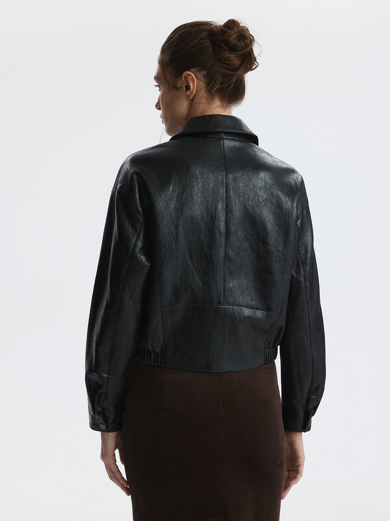 Куртка из искусственной кожи