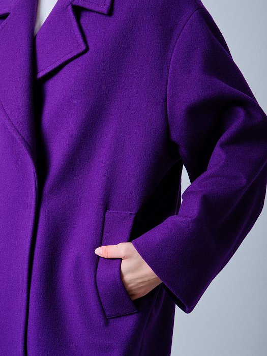 Пальто оверсайз из шерсти: фото №4