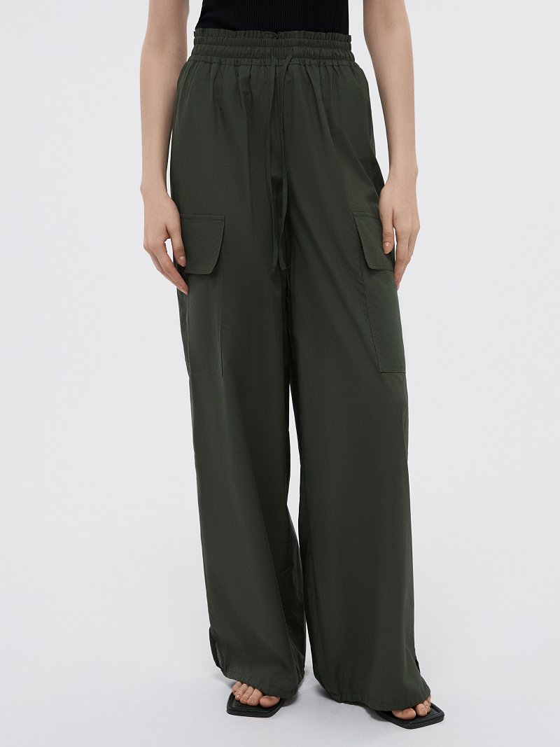 Брюки-карго из хлопка