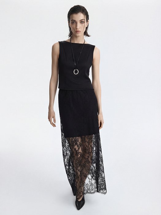 Атласный топ на молнии: фото №6