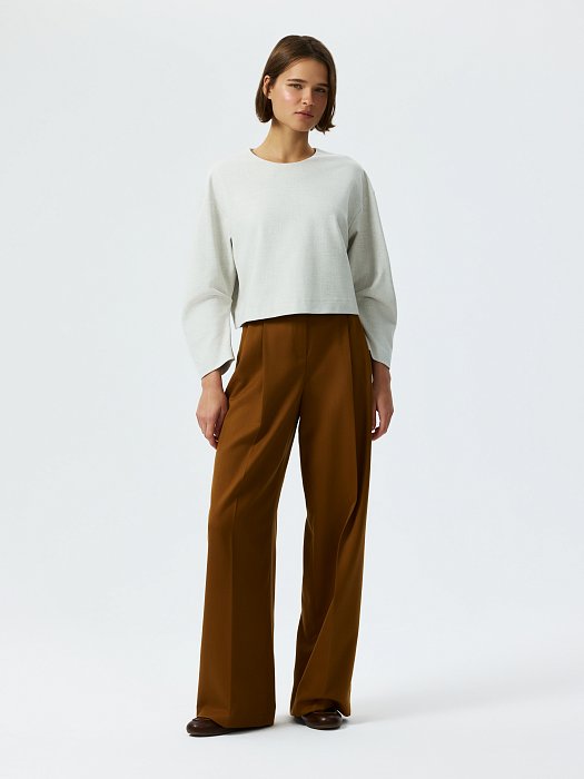 Укороченный свитшот: фото №6