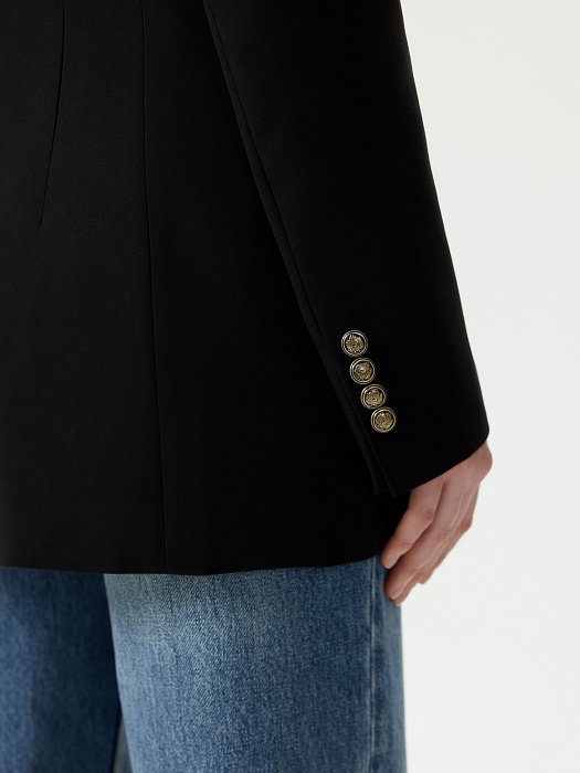 Приталенный жакет из лиоцелла (Р158): фото №2