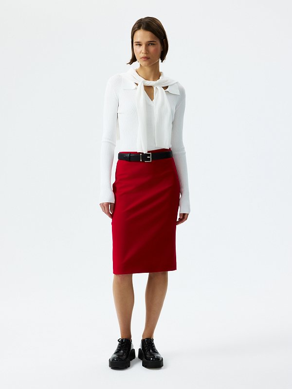 Юбка-карандаш из вискозы