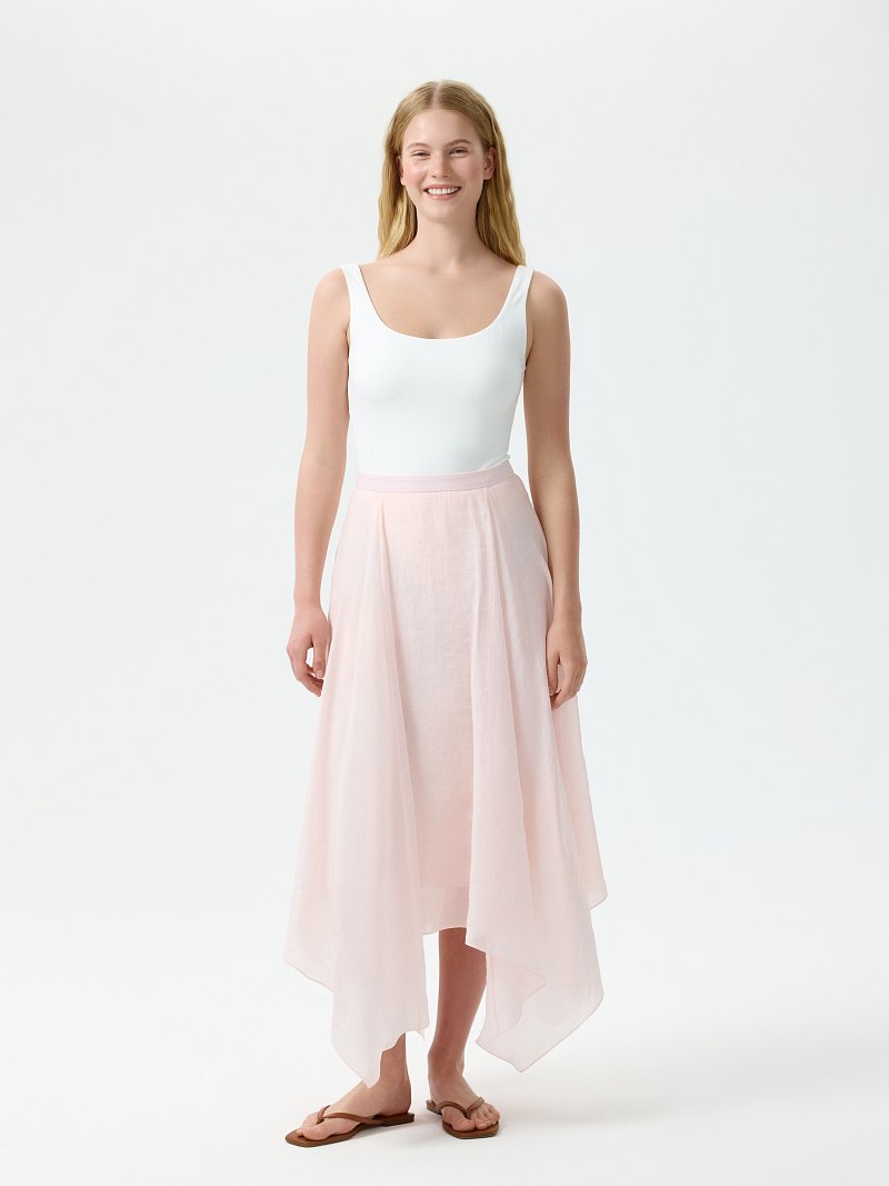 Асимметричная юбка из лиоцелла