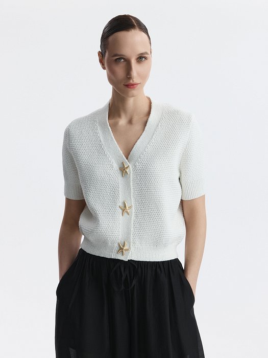 Кардиган с короткими рукавами: фото №3