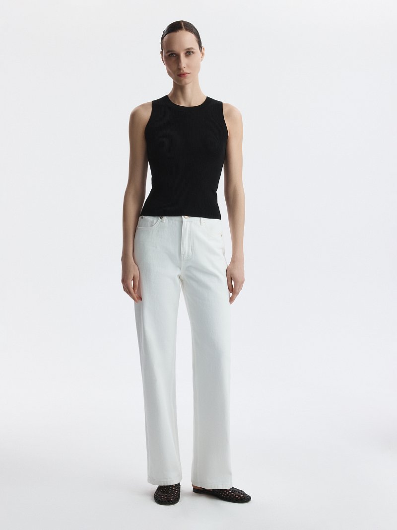 Укороченный топ из вискозы