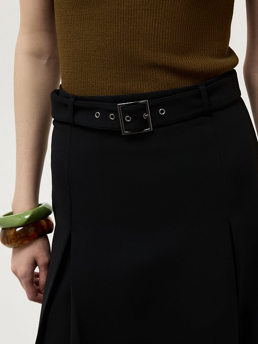 Юбка-миди со складками: фото №3