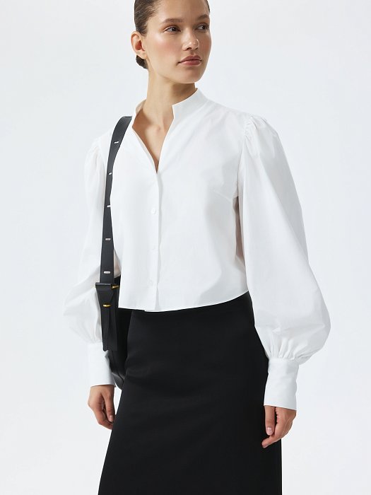 Атласная юбка-миди: фото №2