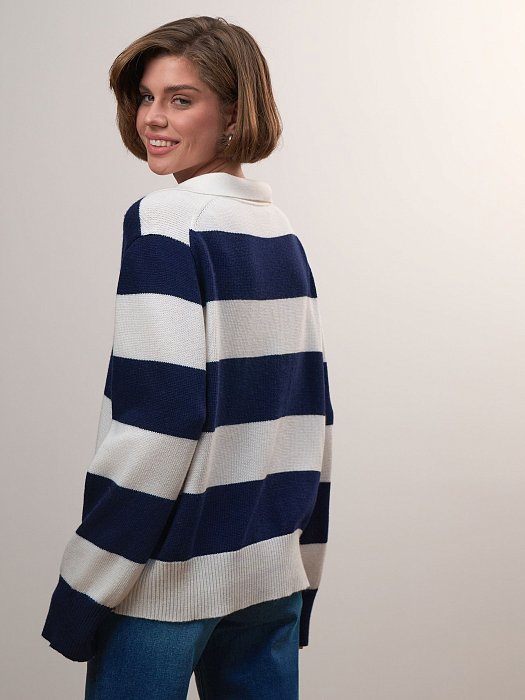 Джемпер с отложным воротником: фото №6